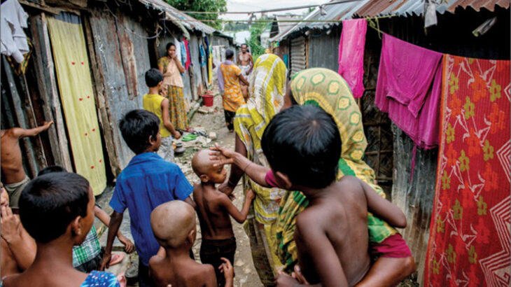 ◆バングラデシュの首都ダッカには5000のスラムがあって420万人がそこに住む