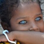 ◆青、緑、黄色。変わった瞳の色を持つインド女性のいくつか